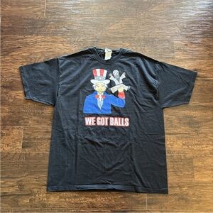 Vintage Uncle Sam Novelty Graphic T Shirt